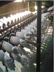 latex household  industry glove machine