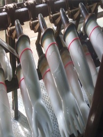 latex household  industry glove machine